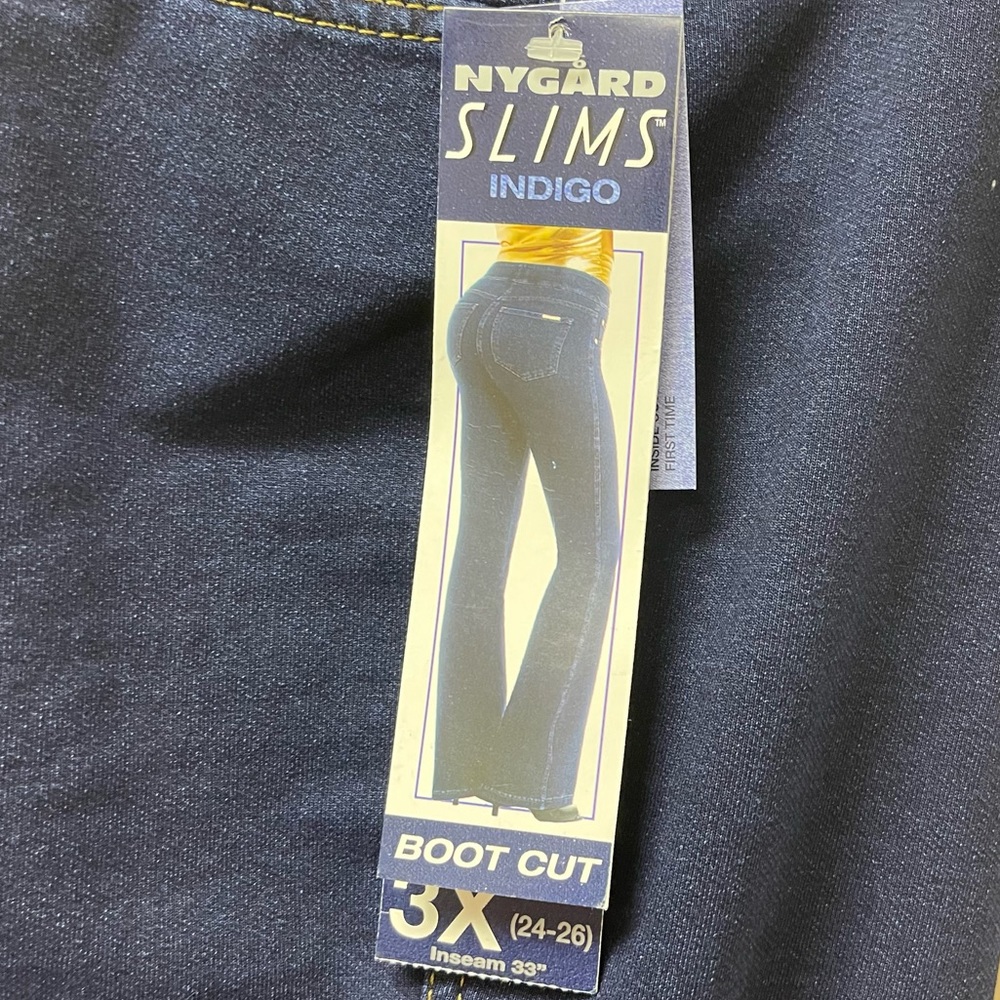 Indigo Nygard Boot Cut Plus size 3X